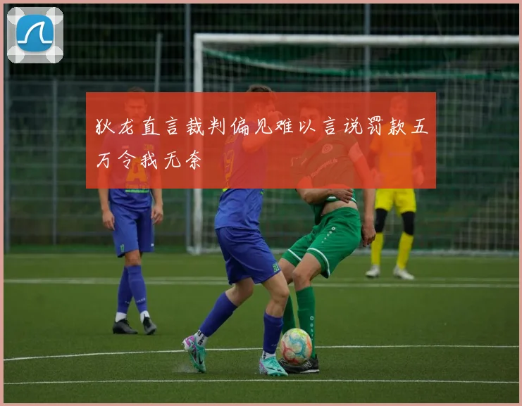 狄龙直言裁判偏见难以言说罚款五万令我无奈